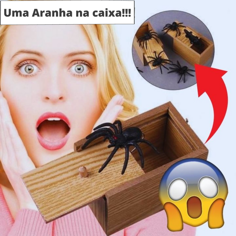 Caixa Assustadora - Spider Box - Diversão Garantida