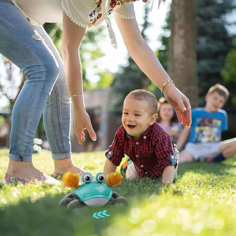 Caranguejo Criativo™ com Sensor de Obstáculos, Música e Luzes