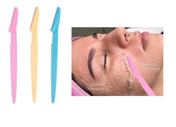 DEPIL FACE  -  O removedor de pelos e células mortas Facial - 10 Peças