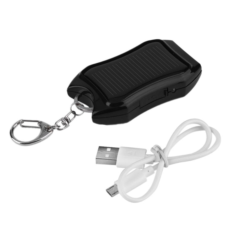 Brasil Feliz Chaveiro Carregador Portátil Power Bank Energia Solar Com Entrada USB