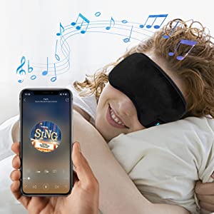 Tapa Olho De Dormir C/ Fone De Ouvido Bluetooth - Sleep Mask™