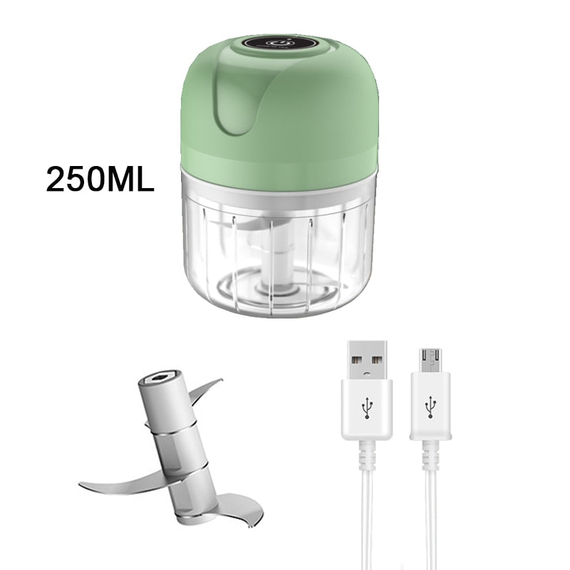 Mini Processador de Alimentos Elétrico Chopper USB