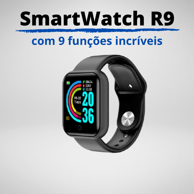 SmartWatch R9 - Com 9 Funções Incríveis