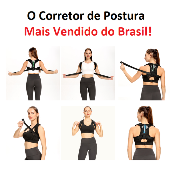 Corretor Postural Ajustável Unisex