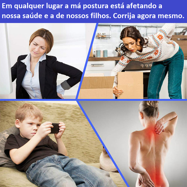 Corretor Postural Ajustável Unisex