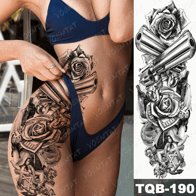 Tatto Fakky™ - Tatuagem Temporária Ultra Realística [LEVE 4 UNIDADES POR APENAS R$35,00 CADA!]